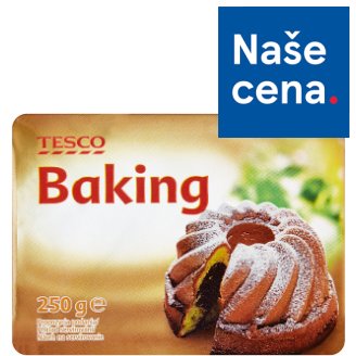Tesco Rostlinný roztíratelný tuk na pečení 250g