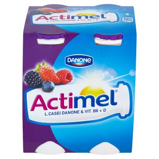 Danone Actimel Jogurtové mléko s lesními plody 4 x 100g
