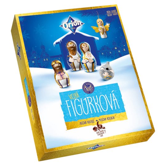 ORION Vánoční kolekce mléčná figurková 732g