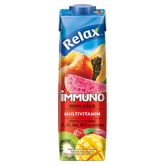 Relax Immuno 100 Juice Multivitamin 1L Tesco Groceries