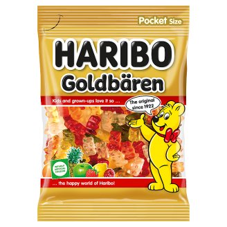 Haribo Goldbären želé s ovocnými příchutěmi 100g