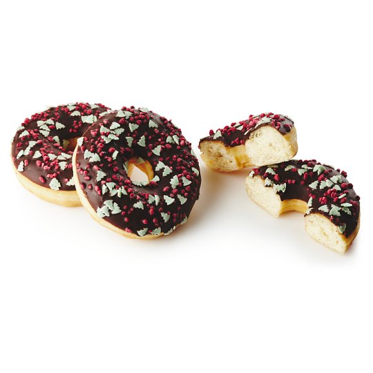 Vánoční donut s posypem 56g