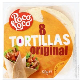 Poco Loco Tortily z pšeničné mouky 8 ks 320g