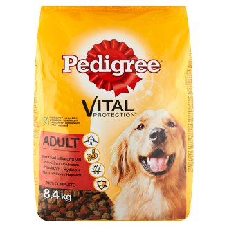 Pedigree Vital Protection Hovězí a drůbeží maso kompletní krmivo pro dospělé psy 8,4kg
