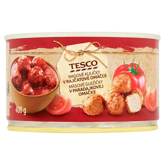 Tesco Masové kuličky v rajčatové omáčce 400g