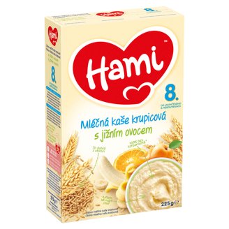 Hami mléčná kaše krupicová s jižním ovocem od uk. 8. měsíce 225g