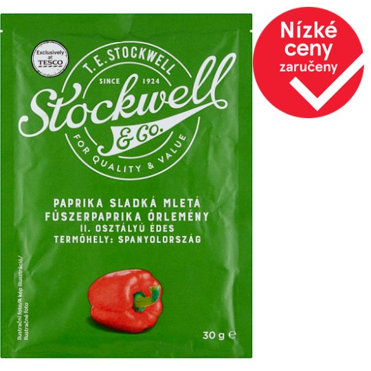 Stockwell & Co. Paprika sladká mletá 30g