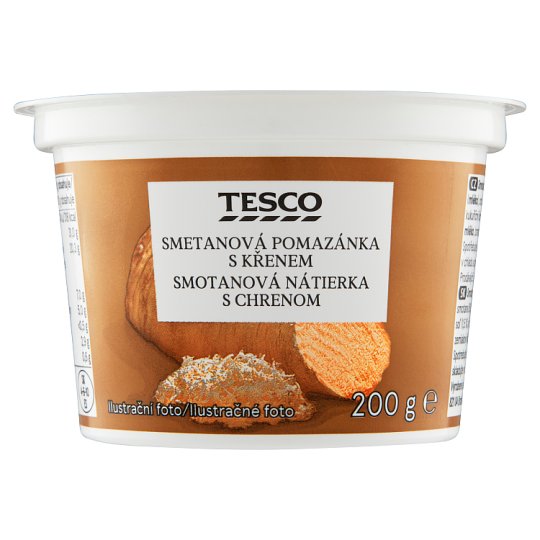 Tesco Smetanová pomazánka s křenem 200g