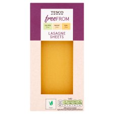 Tesco Free From Lasagne těstoviny sušené bezvaječné 250g