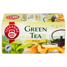 TEEKANNE Peach, zelený čaj, 20 sáčků, 35g