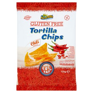 Sam Mills Tortilla chips chilli bezlepkové 125g