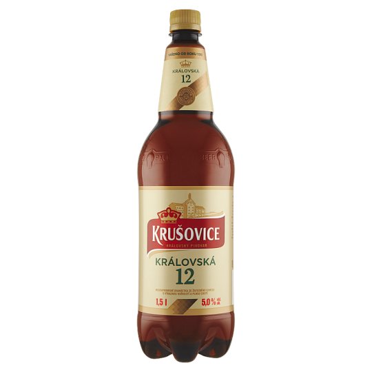 Krušovice Royal 12 Light Lager Beer 1.5L