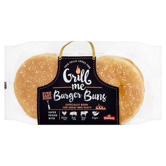 Penam Grill Me Burger Buns hamburgerová žemle se sezamovými semeny 300g