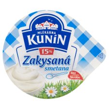 Mlékárna Kunín Sour Cream 15% 190g