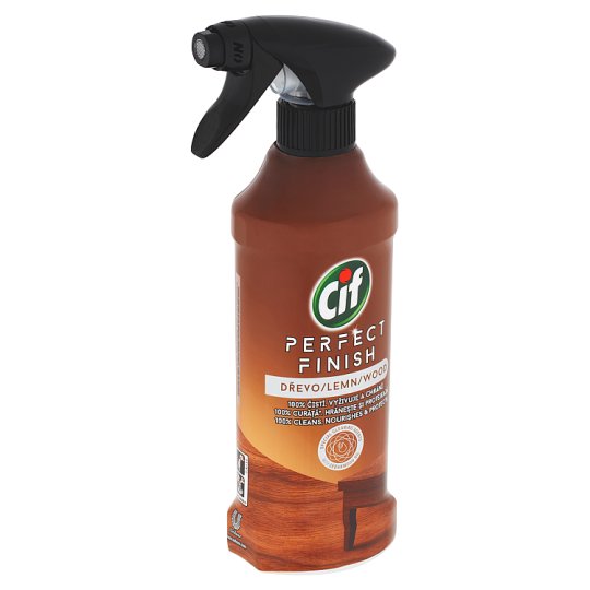 Cif Perfect Finish Wood Cleaning Spray 435ml Tesco Groceries