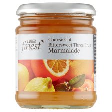 Tesco Finest Bittersweet Three Fruit Marmalade 340g