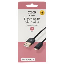 Tesco Home Lightning to USB Cable 1 m