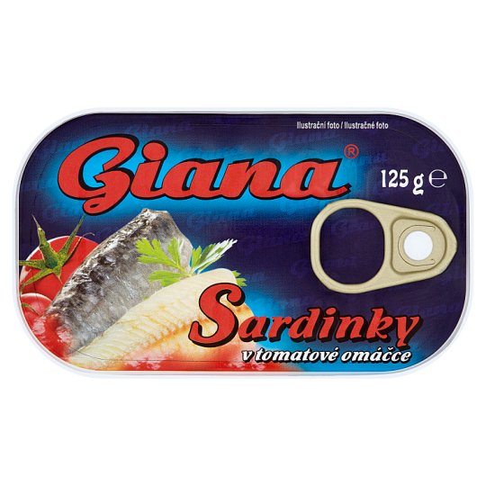 Giana Sardinky v tomatové omáčce 125g