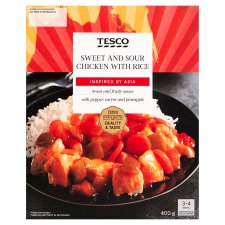 Tesco Chicken in Sweet and Sour Sauce with Rice 400g