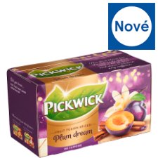 Pickwick Plum Dream ovocný čaj aromatizovaný se švestkami, vanilkou a skořicí 20 x 2g (40g)