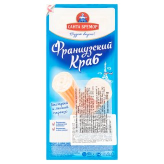 Santa Bremor Tyčinky z bílých ryb s krabí příchutí 200g