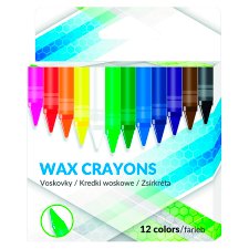 Wax Crayons 12 Colors