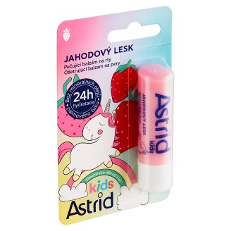 Astrid Kids Pečující balzám na rty šťavnatá jahoda 4,8g