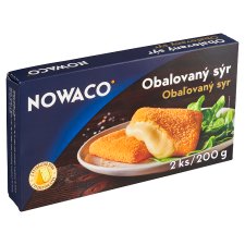 Nowaco Obalovaný sýr 2 ks 200g