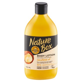 Nature Box tělové mléko Macadamia Oil 385ml