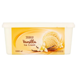 Tesco Mražený krém vanilkový 1000ml