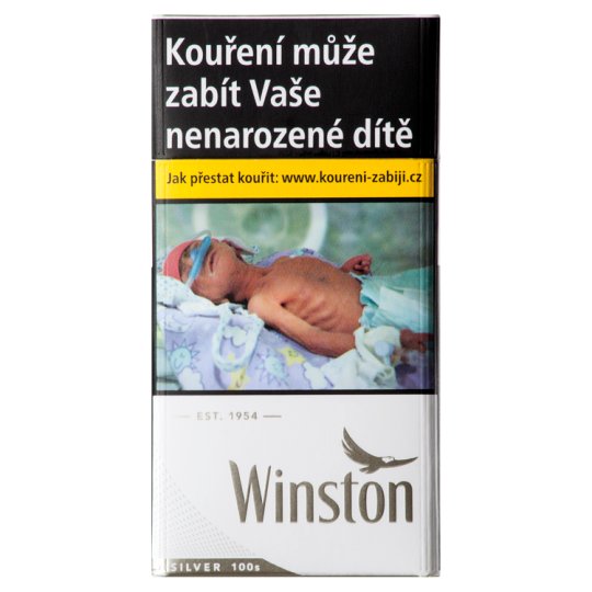 Winston Silver 100 cigarety s filtrem 20 ks
