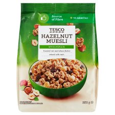 Tesco Hazelnut Muesli 350g