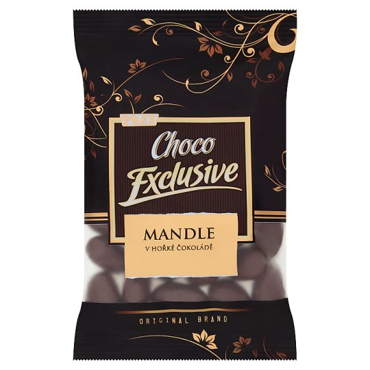 Poex Choco Exclusive Mandle v hořké čokoládě 150g