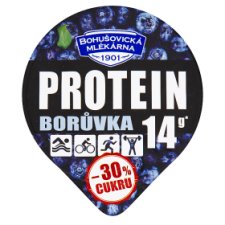 Bohušovická mlékárna Protein Blueberry 140g