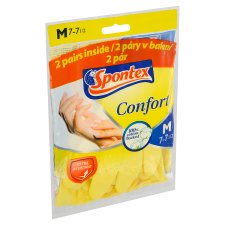 Spontex Confort rukavice M 7 - 7 ½ 2 páry