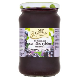 Sun Grown Pomazánka z černého rybízu 400g