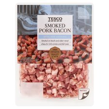 Tesco Smoked Pork Bacon 2 x 100g (200g)