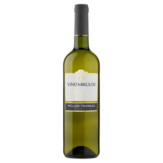 Víno Mikulov Müller Thurgau jakostní víno odrůdové suché bílé 0,75l