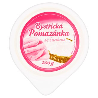 Bystřická pomazánka se šunkou 200g