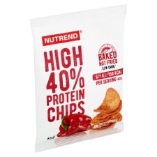 Nutrend High Protein Chips paprika 40g