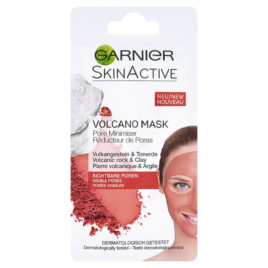 Garnier Skin Active Hřejivá pleťová maska se sopečnými minerály a jílem 8ml
