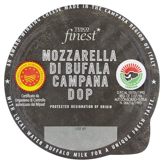 Tesco Finest Mozzarella di Bufala Campana D.O.P. 125g