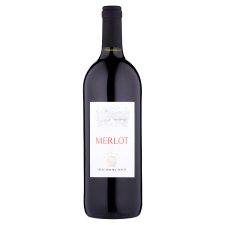 Tesco Merlot víno červené suché 1l
