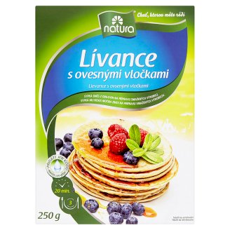 Natura Lívance s ovesnými vločkami 250g