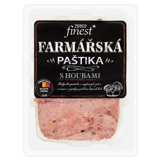 Tesco Finest Farmářská paštika s houbami 150g
