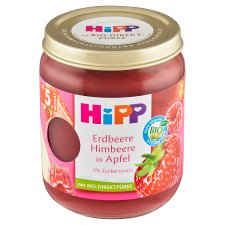 HiPP Bio jablko, jahody a maliny 160g