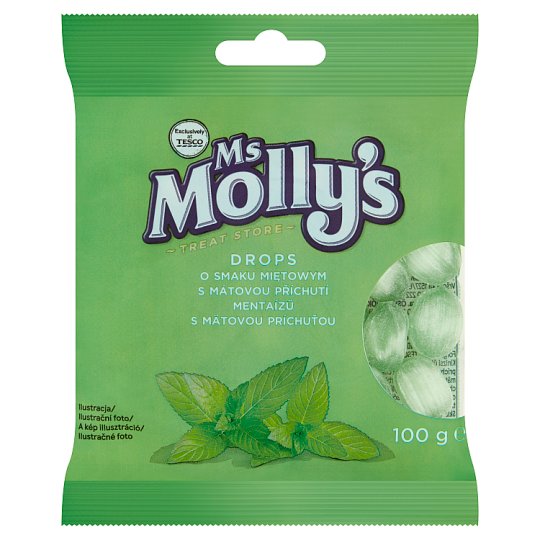 Ms Molly's Drops s mátovou příchutí 100g