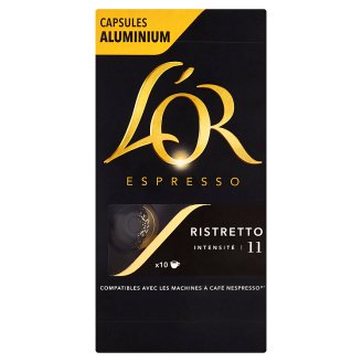 L´OR Espresso Ristretto Intz. 11 - 10 hliníkových kapslí kompatibilních s kávovary Nespresso® disc.