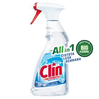 Clin Čistič na okna s efektem proti zamlžování 500ml