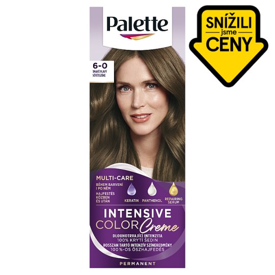 Palette Intensive Color Creme barva na vlasy Tmavě plavý 6-0